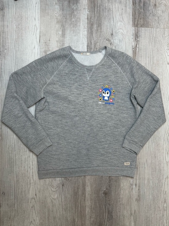 Marine Layer Facebook Lite Special Event Sherpa Crew Pullover Sweatshirt Women M